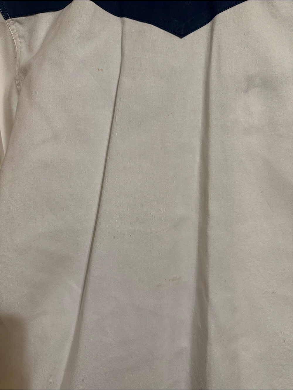 Wrangler White and Navy Western Yoke Button-Down Shirt - Picture 8 of 8